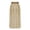 Dresses-973Khaki, variant on LEKWK Womens Long Skirt High Waisted A Line Skirt Flared Maxi Skirt With Belt Dual Pockets Solid Color Casual Office Daily Vacation Wear