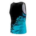 thumbnail image 4 of Sngxgn Men's Outfits Casual Sleeveless Round Neck Tank Top with Crop Top(Black,XXXXXL), 4 of 5