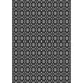 thumbnail image 1 of Ahgly Company Indoor Rectangle Patterned Charcoal Black Area Rugs, 8' x 12', 1 of 6