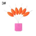 thumbnail image 1 of Carp Line Group Fluorescent Color Durable Olive Shape Fishing Float Fishing Accessory Seven Floats Fishing Tackle 3#, 1 of 1