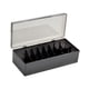 thumbnail image 5 of Organizador de pestañas, caja de almacenamiento de acrílico a prueba de polvo, profesional, con tapa, multiusos negro, 5 of 9