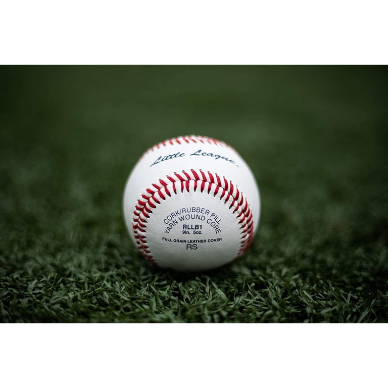 Baseball Rawlings ROLB1 Cuir Pleine Fleur – Taille 9″ – Compétition USSSA – Blanc – Neuf