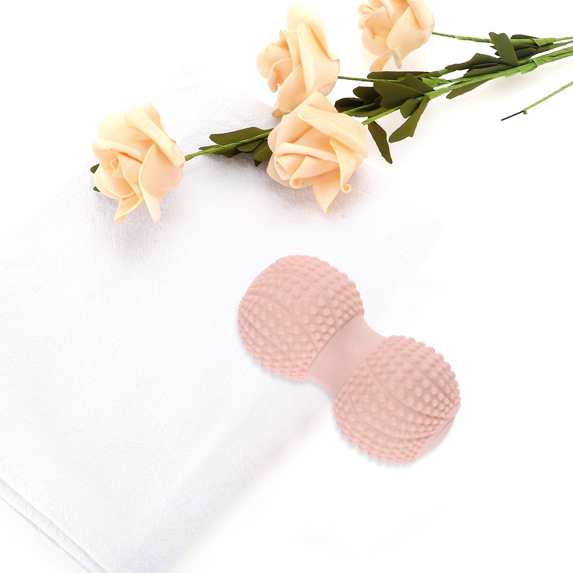 Unique Bargains Peanut Fascia Ball Massager 5.12"x2.56" 1 Pc Pink