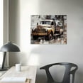 thumbnail image 3 of JEUXUS  Rustic Truck Canvas Wall Art Old Car Pictures Farmhouse Living Room Wall Decor Country Style Artwork Framed Posters Paintings, 3 of 4