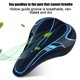 thumbnail image 4 of Bicycles Seat Cushion Saddle Bike Comfortable Seat Cushion Enlarged And Widened Extra Large Soft Seat Cushion Bike Accessories, 4 of 9