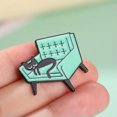 thumbnail image 4 of GKNET Punk Brooch Cartoon Animal Cat Skull Brooches Badge Lapel pins Gifts Wholesale-5, 4 of 9