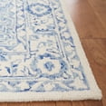 thumbnail image 3 of SAFAVIEH Metro Carrissa Medallion Area Rug, Blue/Ivory, 6' x 6' Square, 3 of 8
