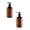 Brown*Two, variant on 1 Pcs Plastic Soap Dispenser, Empty Refillable Lotion Pump Dispenser Shampoo Bottles Containers with Pump Multipurpose for Cosmetic Kitchen Bathroom 500ml