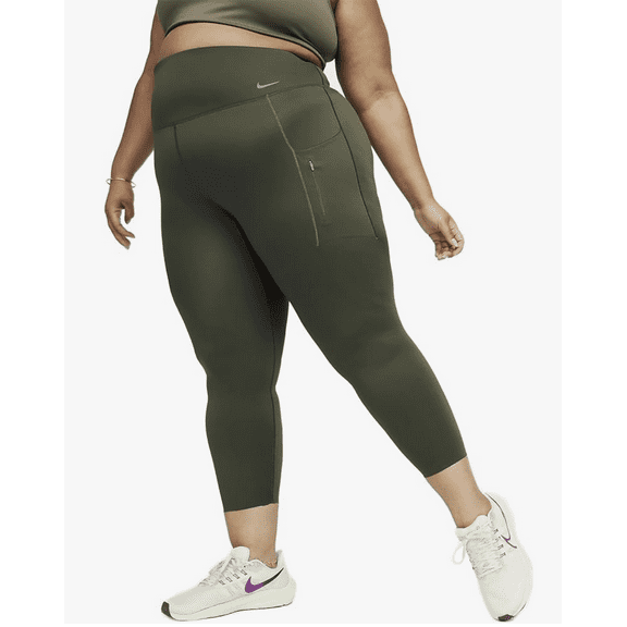 Nike Go Women's Plus Size Firm-Support High-Waisted 7/8 Leggings with Pockets 3X