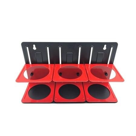 

Magnetic Can Bottle Holder Aerosol And Spray Can Holder - Black & Red