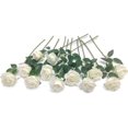 thumbnail image 1 of 12 pcs Artificial Roses Flowers Long Stem Fake Silk Rose for Home Wendding Decorations, 1 of 6