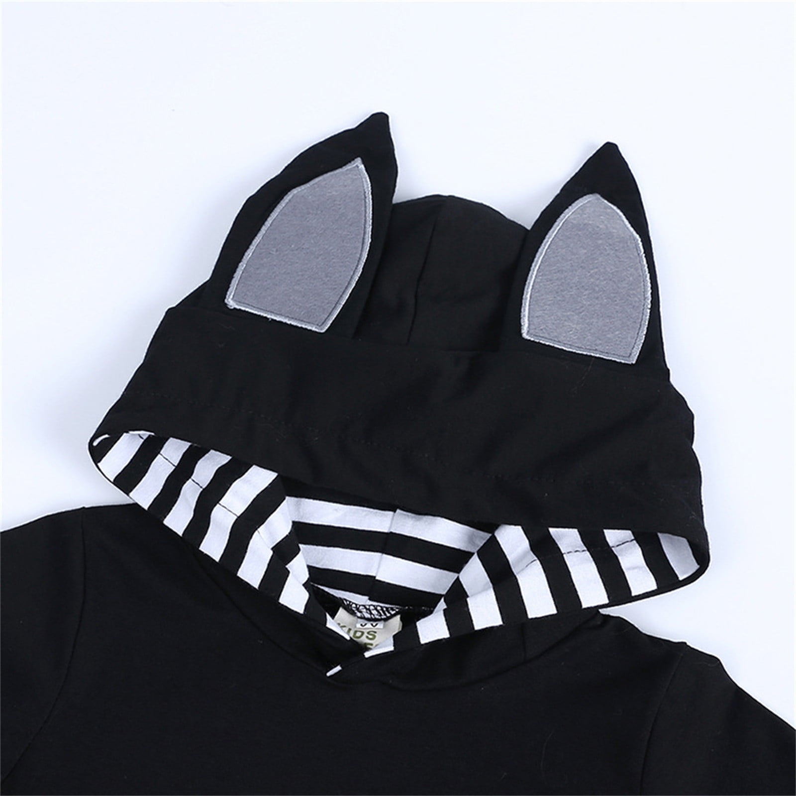 Baby Bat Costume Set – Black Cloak Romper, Pants & Hat, 12-18 Months, Halloween & Cosplay