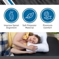 thumbnail image 2 of Body Sport Cervical Support Pillow for Neck Discomfort, Standard, 24" x 16", 2 of 7