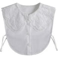thumbnail image 4 of CAILDANL Fake Collar Detachable Faux Collar Half Shirt Women Blouse False Collar Dickey, 4 of 5