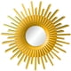 thumbnail image 3 of Espejo de pared dorado decorado traje 3 espejo circular ideal para decoración del hogar, dormitorio y salón, original espejo de pared femenino regalo brillar Electrónica, 3 of 5