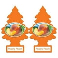 thumbnail image 2 of LITTLE TREES Car Air Freshener, Hanging Paper Tree for Home or Car, Peachy Peach- 2 Pack, 2 of 4