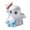 White1, variant on Stress Relieving Decorations Statues Car Ornaments Desk Ornaments Cute Ornaments For Halloween Novel And Funny Stress Relieving Ornaments Garden Flipping The Outdoor Deer Statues for Trees Maiden