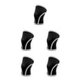thumbnail image 2 of Thinsony 1/2/3/5 Fashionable And Knee Sleeves For Weightlifting - Lightweight Protection Knee Sleeves Weightlifting Blended Model B black and wh S 5PCS, 2 of 6