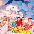 thumbnail image 4 of Sanrio school Backdrop Taspestry Banner Party Supplies Background Poster Decor Decorations, 4 of 6
