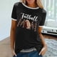 thumbnail image 2 of Elegante blusa de manga corta con cuello redondo y manga abullonada para mujer OAVQHLG3B Store  lin121212, 2 of 5