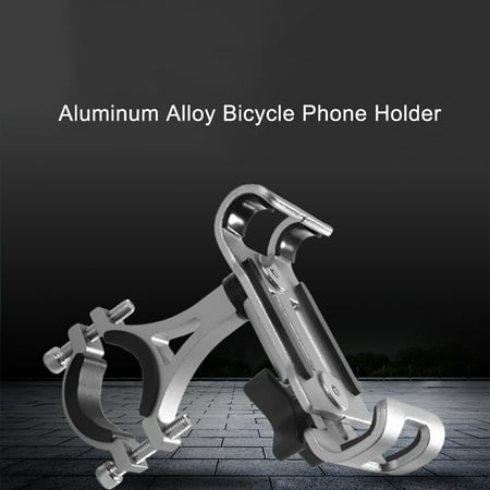 Adjustable Motorcycle Handlebars - Mountain Bicycle MTB Aluminum Alloy Phone Holder Motorcycle Cellphone Handlebar Mount Cradle Adjustable 360° Rotatable Bike Smartphones Bracket