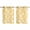 White Yellow, variant on White Yellow Daisy Kitchen Curtains Small Short 39 Inch Length, Spring Summer Floral Botanical Grommet Top Bedroom Living Room Curtains, Light Filtering Cafe Curtain Drapes 2 Panels Set 55''x39''