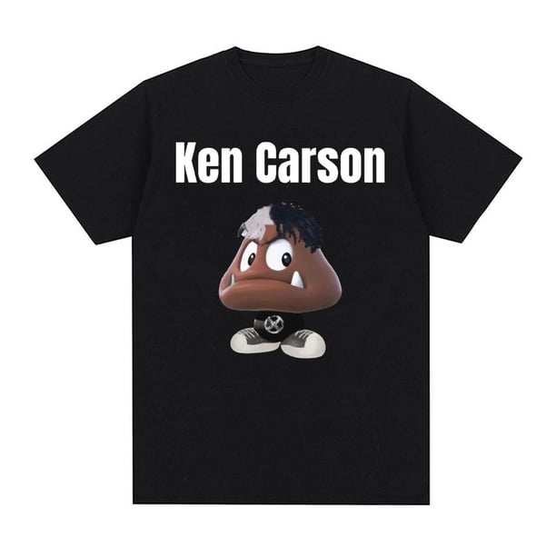 Camiseta de rapero Ken Carson Opium Merch Tour para hombre, Playboi Carti Ken Carson AGC Album, camiseta de gran tamaño de Hip Hop, ropa de calleT-S2116-Black