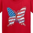 thumbnail image 4 of Inktastic Patriotic Butterfly Youth T-Shirt, 4 of 5