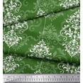 thumbnail image 3 of Soimoi Rayon Fabric Filigree Damask Printed Craft Fabric by The Yard 42 Inch Wide, 3 of 3