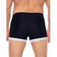 thumbnail image 5 of COOFANDY Men's Swimwear Swimsuits Solid Basic Swim Boxer Trunks Board Shorts with Zipper Pockets, 5 of 8