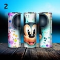thumbnail image 2 of Mickey Mouse Sublimation Tumbler: 20 oz Stainless Steel Skinny Cup, 2 of 3