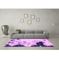 thumbnail image 3 of Ahgly Company Indoor Rectangle Abstract Purple Modern Area Rugs, 7' x 9', 3 of 4