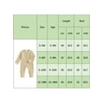 thumbnail image 5 of Bslissey Infant Baby Boys Casual Footless Jumpsuit Solid Color Long Sleeve Crew Neck Ribbed Button Romper 3M 6M 12M 18M Newborn Fall Casual Daily Outfit, 5 of 9