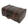thumbnail image 3 of Boîte de Rangement Rétro, Valise en Bois Rétro à la Maison Valise en Bois Boîte à Bijoux Améliorée Durabilité, 3 of 14