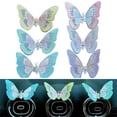 thumbnail image 3 of 6 PCS Embroidery Butterfly Decoration Automotive Interior Accessories Gift for Drivers, 3 of 6