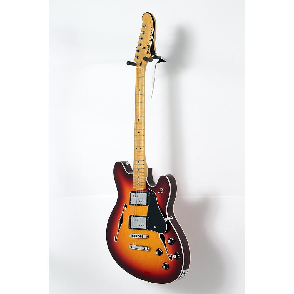 Fender Starcaster Semi Hollowbody Electric Guitar Level 2 Aged Cherry
