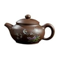 thumbnail image 3 of Tetera Teteras chinas hechas a mano para la oficina en el hogar Coleccionables Teaware Regalo Decoración Té suelto Tetera pintada a mano Tetera 170ml Primavera Macarena tetera zisha, 3 of 8