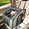 thumbnail image 5 of YMTQ Travel Safety Carrier for Pets Collapsible Dog Crate for Car Travel L, 5 of 6
