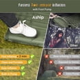 thumbnail image 6 of Aship 4.7" Thick Sleeping Pad for Camping, 500 lbs Camping Mattress with Foot Pump & Pillow, Upgraded Support Sleeping Mat Camping for Hiking Tent Backpack, 40D Nylon + TPU Coating, Single, Green, 6 of 8