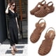 thumbnail image 5 of Sandalias Planas Casuales para Mujer Con Punta Cerrada Antideslizantes Fiestas Y, 5 of 9