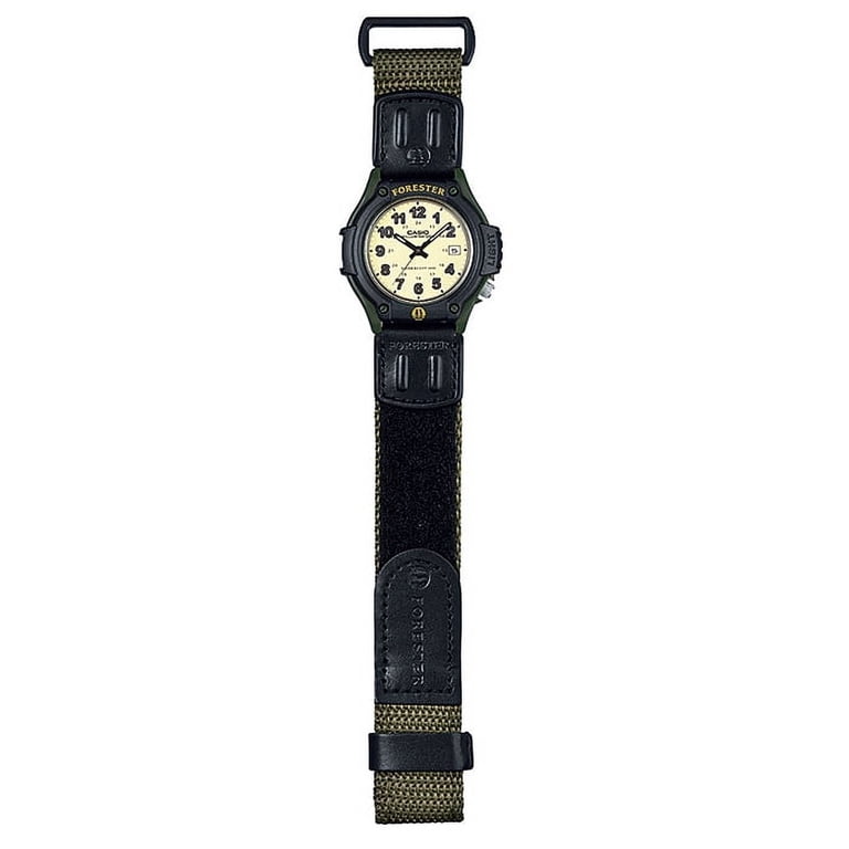 Casio FT500WC-3BK, Forester, Illuminator, 100 Meter WR Green Nylon Strap, Date 51pAF5zK1ZL.SX522_.jpg main image 4