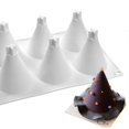 thumbnail image 4 of 8 Holes Silicone Cake Mold Cone Shape Cake Molds Chocolate Mould Mousse Mold Cake Pan Baking Gadgets Microwave Oven Safe, 4 of 4