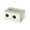 White, variant on Uutvery Tissue Box Cover,Creative Big Eyes Tissue Box Decor,Drawer Style Tissue Box Cover,Stackable Storage Organizer,Tissue Dispenser Box Holder for Dressing Table Car Office Bedside Table