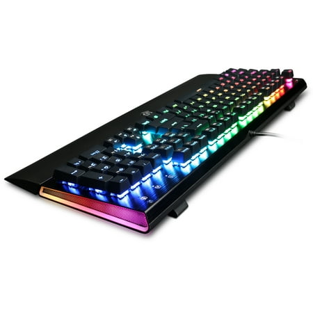 CyberPowerPC - Skorpion K2 Full-size Wired Mechanical Kontact Blue Switch Keyboard with Back Lighting - Black