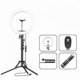 thumbnail image 1 of 14-inch LED ring light 3000k-6000K Ring light, Phone holder for makeup photo portrait photography, 1 of 3
