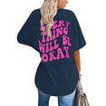 thumbnail image 4 of Women Tees Shirts Tops Oversized Back Print Short Sleeve Crewneck Y2k Clothes, 4 of 6