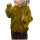 thumbnail image 2 of Suéter de manga larga con capucha para niños, chaquetas y abrigos casuales, de color liso, con capucha y botones, top de punto cómodo e informal, blusa de poliéster para niños., 2 of 7
