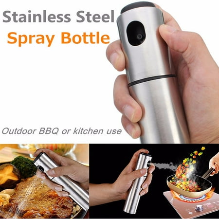 Stainless Steel Olive Spraying Oil Bottle Spraye Fine Bottle Oil Sprayer Cooking Tool, BBQ Cooking Sauce