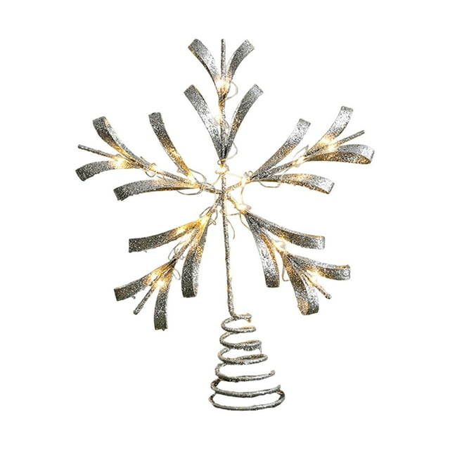 Estrella para la parte superior del árbol de Navidad, decoración navideña creativa y versátil Argén