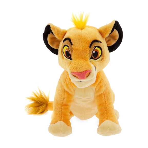 Disney Store Official Mini Bean Bag Plushies - Simba - Cute Stuffed Animal with Detailed Sculpting, Embroidered Features, Bean Bag Bottom Plush Toys for Kids